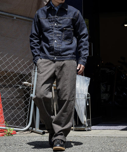 17oz Left Hand Twill Selvedge Denim Jacket World War Ⅱ Type
