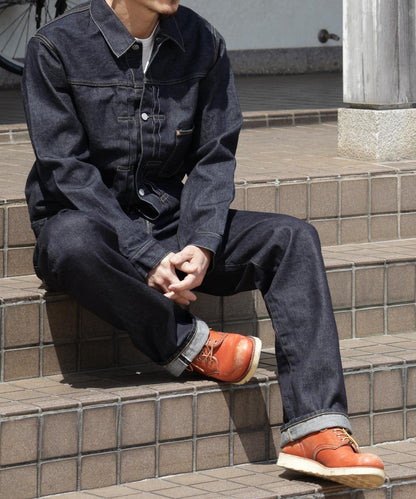 17oz Left Hand Twill Selvedge Denim Jacket World War Ⅱ Type