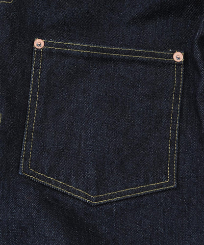 17oz Left Hand Twill Selvedge Denim Jacket World War Ⅱ Type