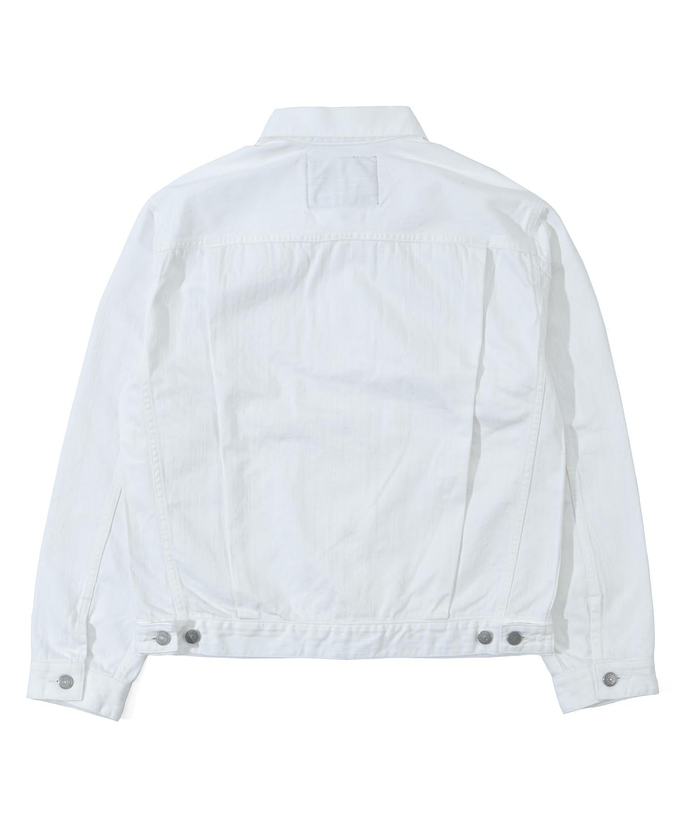 9oz Zimbabwe White Denim Jacket 2nd Type
