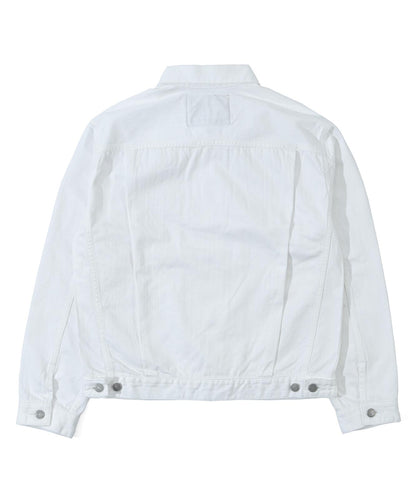 9oz Zimbabwe White Denim Jacket 2nd Type