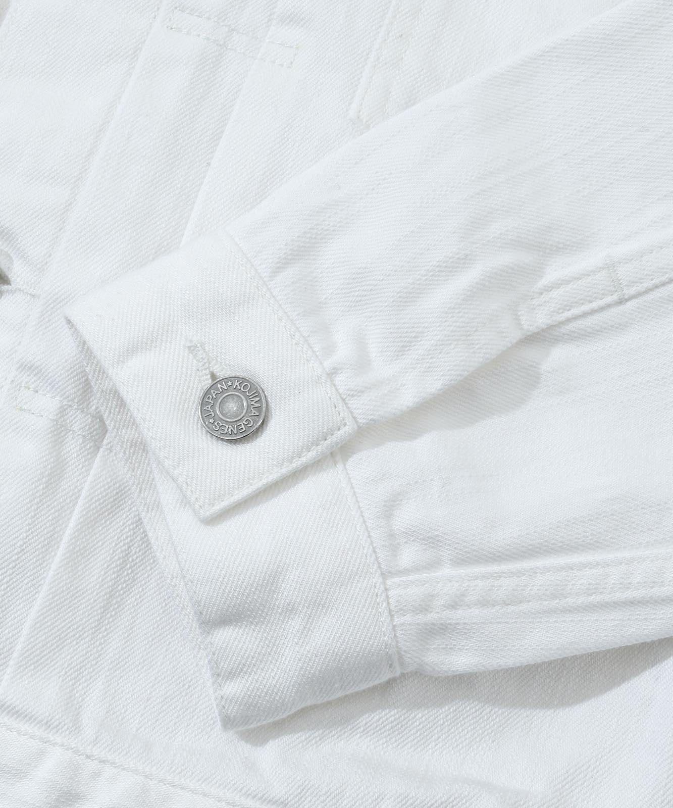 9oz Zimbabwe White Denim Jacket 2nd Type