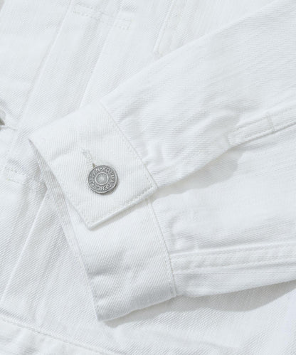 9oz Zimbabwe White Denim Jacket 2nd Type