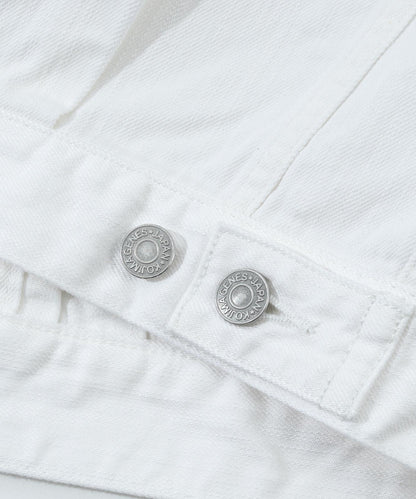 9oz Zimbabwe White Denim Jacket 2nd Type