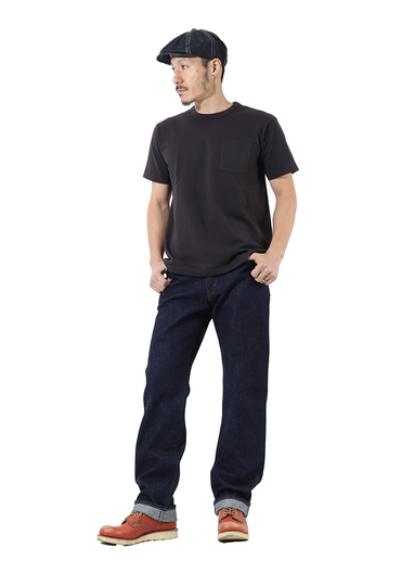 15oz Selvedge Straight Zip Fly Jeans - KOJIMA GENES