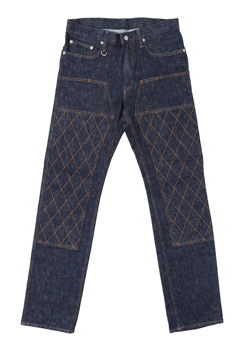 Doubleknee Straight Stretch Jeans - KOJIMA GENES