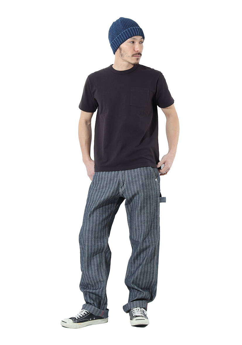 Herringbone Basic Painter Pants - KOJIMA GENES