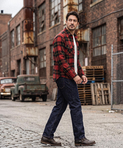 14oz Selvedge Straight Button Fly Denim
