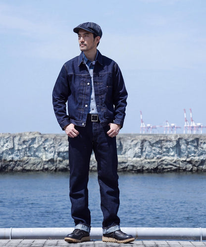 14oz Selvedge Straight Button Fly Denim