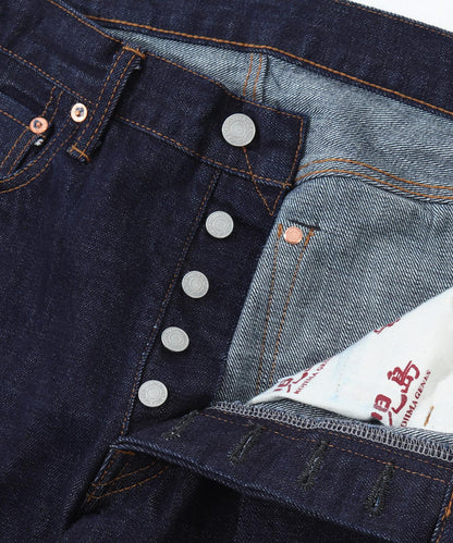 14oz Selvedge Straight Button Fly Denim