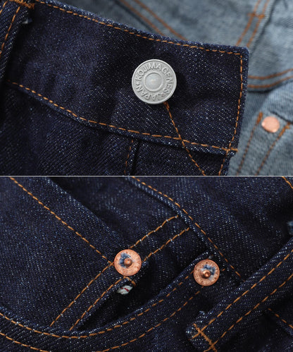 14oz Selvedge Straight Button Fly Denim