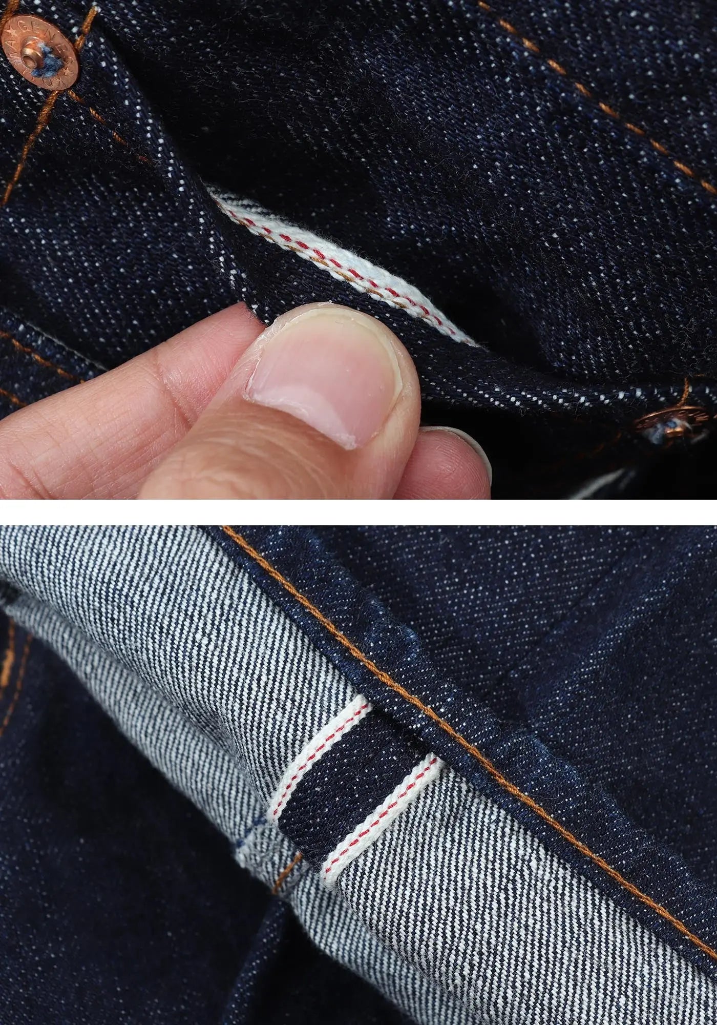 15oz Selvedge Straight Zip Fly Jeans