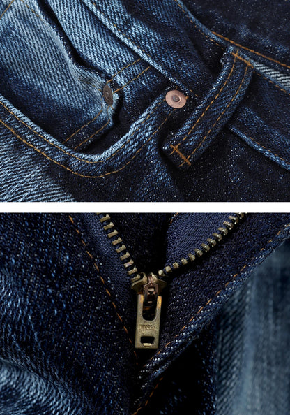 23oz Selvedge Used Well Straight Jeans