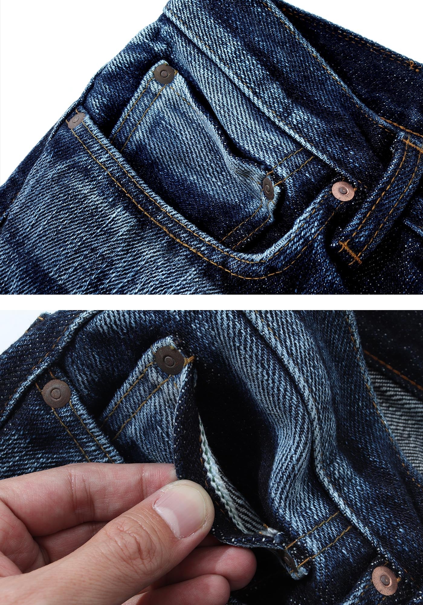 23oz Selvedge Used Well Straight Jeans