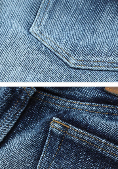 23oz Selvedge Used Well Straight Jeans